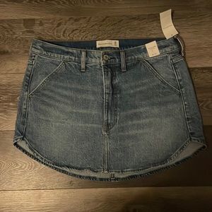 Abercrombie & Fitch denim mini skirt